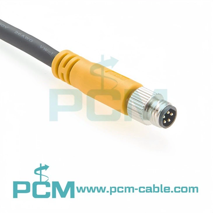 M8 Breakout Cable for Triggering & High-Speed IO Connections with Cognex In-Sight Vision Systems