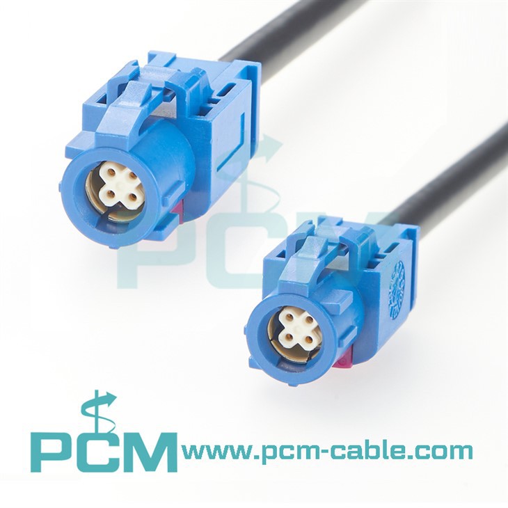 Combox LVDS Video Cable HSD Cable Assembly For Car
