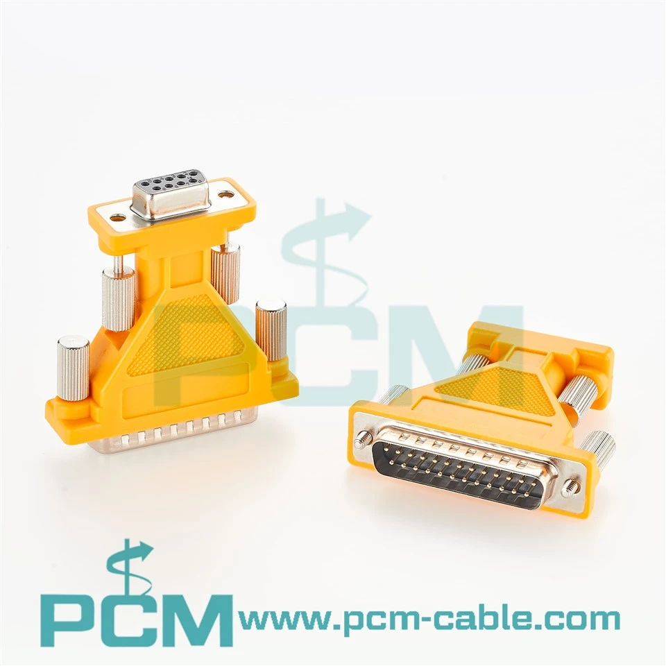 D-Sub Serial Adapter DB25 Male to DB9 Female