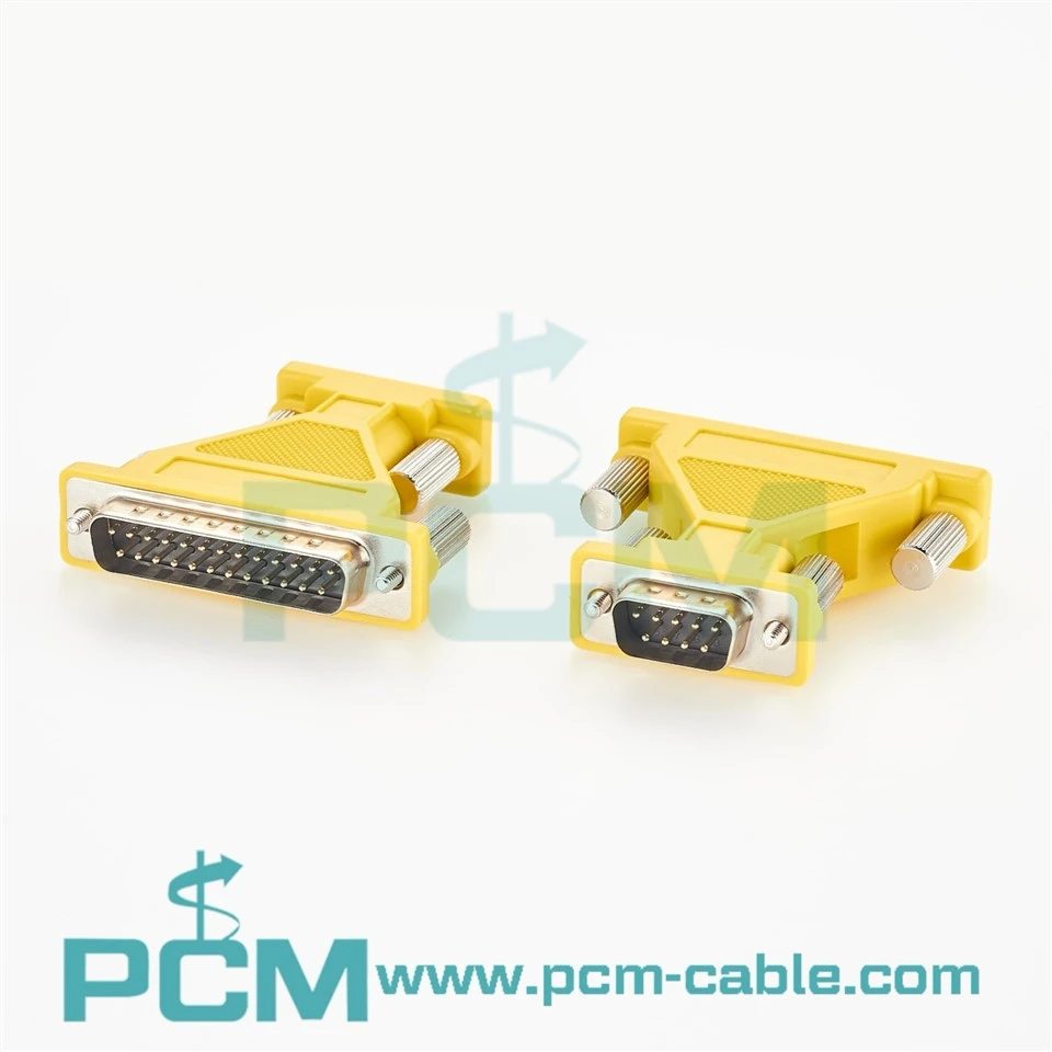 DB25 Male to DB9 Male D-Sub RS232 Serial Adapter suppliers