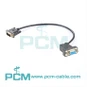 DB9 Male To 45° Angled DB9 Female Cable