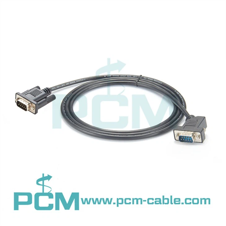 DB9 Male To 45° Angled DB9 Male Cable