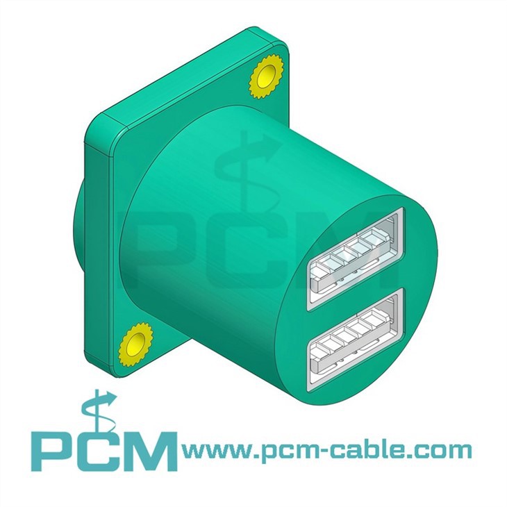 Dual USB 3.0 Sockets in XLR Shell