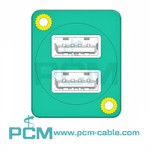 Dual USB 3.0 Panel Mount Connector
