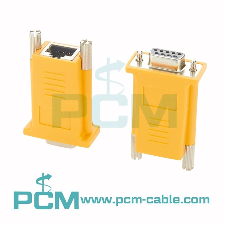 DB9 to RJ45 serial console adapter