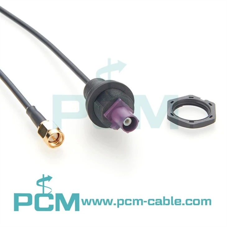 Fakra D Code Panel Mount Cable
