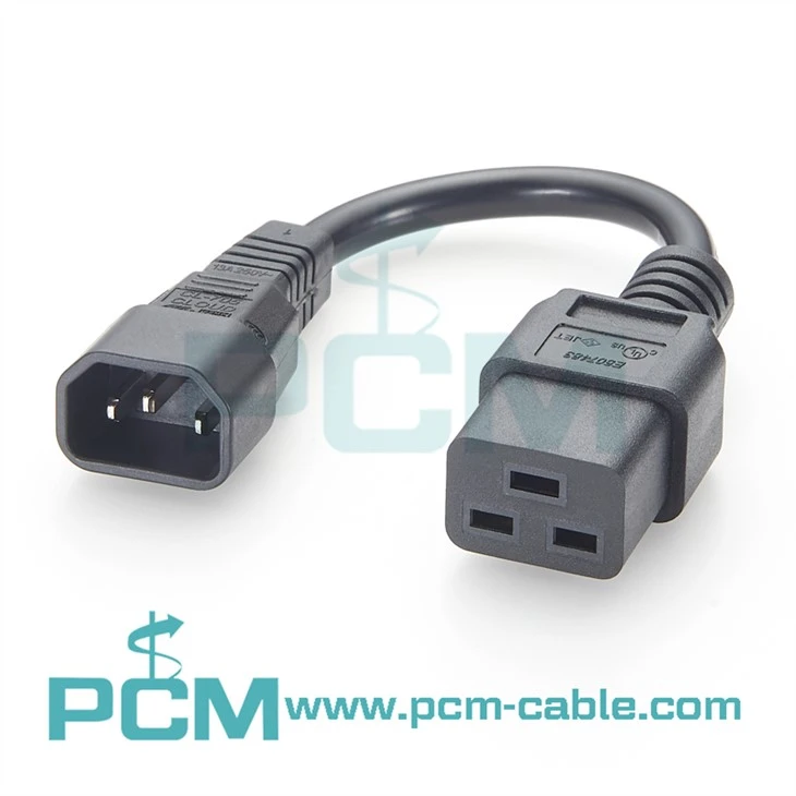 IEC-60320 C14 To C19 Power Cord