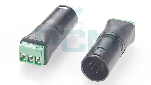 5-Pin XLR Male to Terminal Block Adapter 5-Pin XLR Male to Terminal Block Adapter