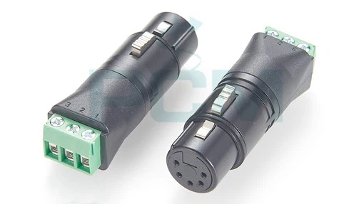 5-Pin XLR Female to Terminal Block Adapter 5-Pin XLR Female to Terminal Block Adapter