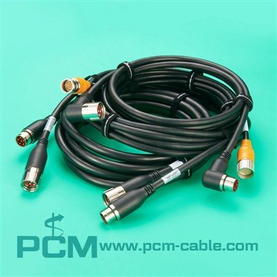 In which industries are M23 Connectors and Cable Assemblies most commonly use...