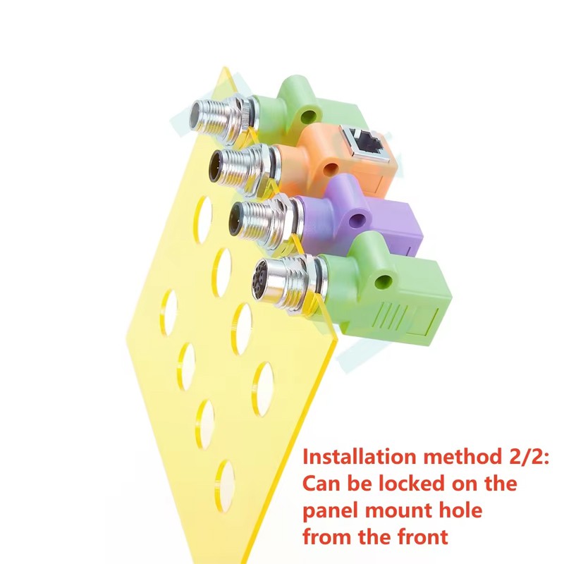 M12 to RJ45 adapter M12 to RJ45 adapter