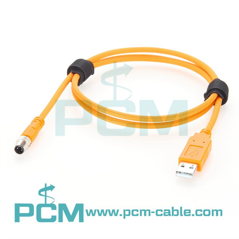 FLEXI SOFT Safety PLC Programming Cable USB to M8 4 Pin FLEXI SOFT Safety PLC Programming Cable USB to M8 4 Pin
