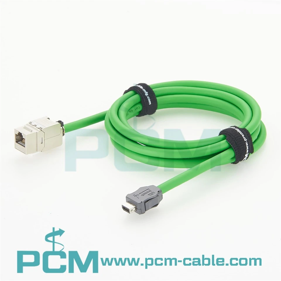 IX Industrial A-Key to RJ45 CAT6A Cable