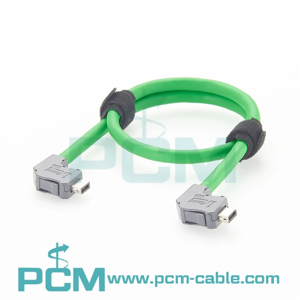 IX Industrial Dual-Angle EtherCAT Cable factory