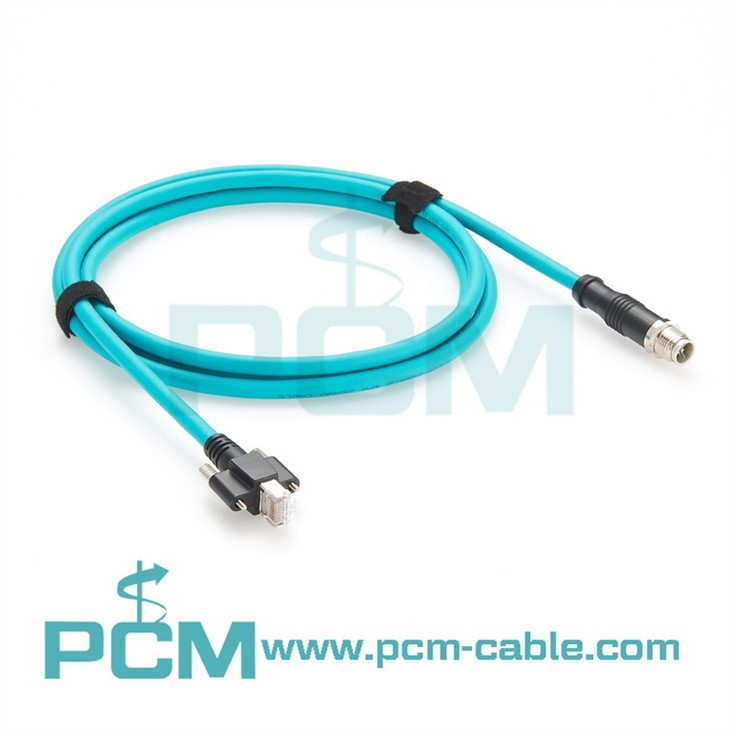 Eonvic M12 X Code 8 Pin Female to RJ45 Cat-7e High Flex Ethernet Cable for Cognex Industrial Camera (30CM) : Buy Online at Best Price in KSA - Souq is now