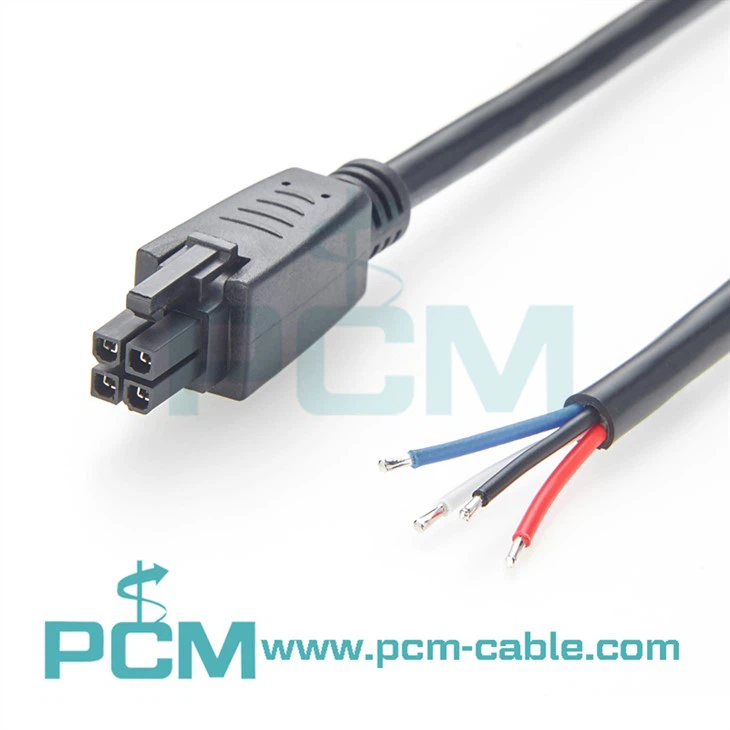 Molex 5557 Series Mini-fit JR. 39-01-2040 4 Circuits Power Connector Cable