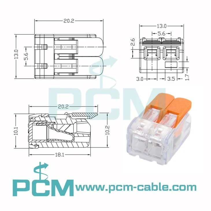 Mini Quick Connector Universal Compact Cable Connector