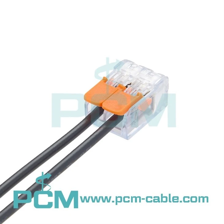 Quick Wire Cable Connectors Compact Wiring Push-in Splitter Terminal Block