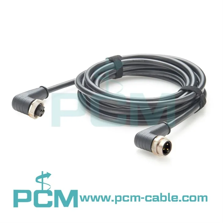 7/8" 3-Pin Right Angle Extension Cable