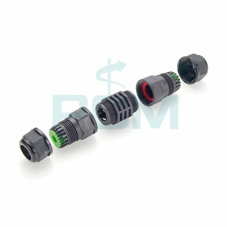 Cat 6 Shielded RJ45 Female to Female Outdoor Waterproof Coupler