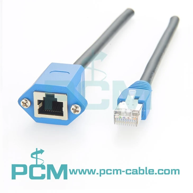RJ50 Panel Mount Extension Cable