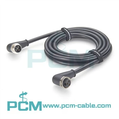 7/8" 3-Pin Right Angle Extension Cable