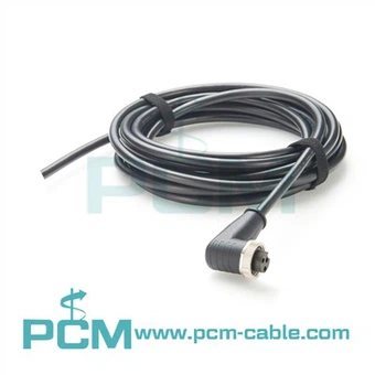 7/8" Female Right Angle 3 Pin To Open End Cable
