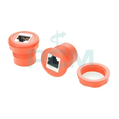 CAT6A Shielded Panel Mount RJ45 Female To Female Coupler