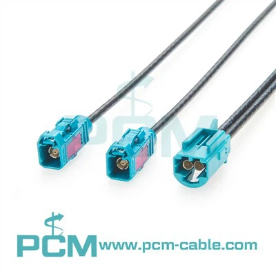 HFM High-Speed FAKRA Mini To Fakra Twin Port Split Cable Assembly