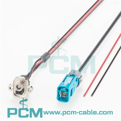 Panel Mount SMB to Waterproof FAKRA Dash Camera Cable