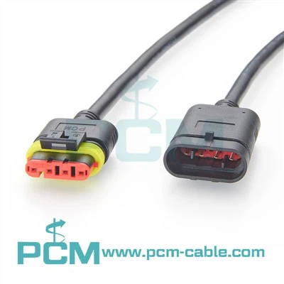 TYCO AMP SUPERSEAL Connector Cable 4 Pole