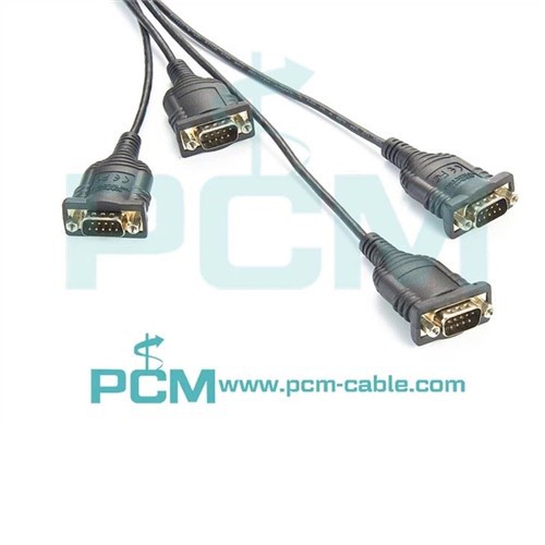 USB Type-C To 4 Port RS-232 Cable