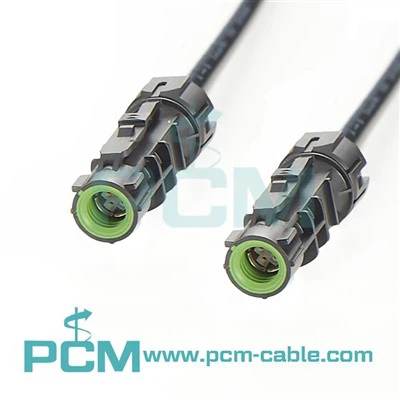 Waterproof Fakra HSD 4 Pin Cable Assembly LVDS