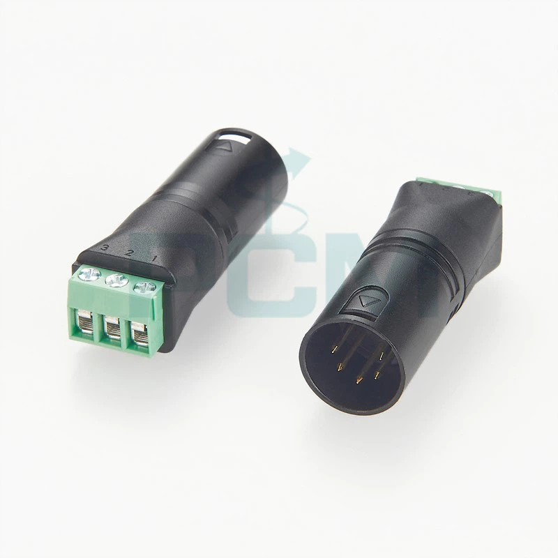 5 pin XLR to terminal block for DMX 5 pin XLR to terminal block for DMX