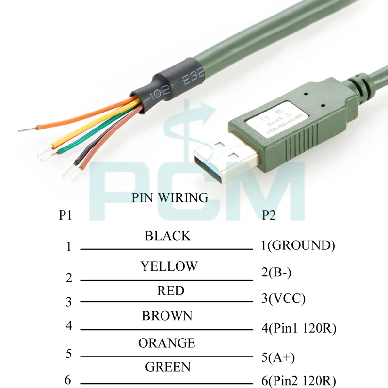 USB-RS485-WE-1800-BT USB TO RS485 WIRE END USB-RS485-WE-1800-BT USB TO RS485 WIRE END
