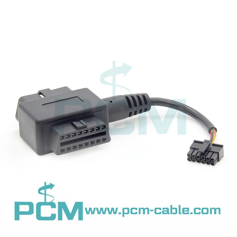 Custom Molex Micro Fit Connector to OBD Connector Extension Cable Automotive Wiring Harness OBD to Micro-Fit 4 Pin 12 Pin 24 Pin Cable Custom Molex Micro Fit Connector to OBD Connector Extension Cable Automotive Wiring Harness OBD to Micro-Fit 4 Pin 12 Pin 24 Pin Cable