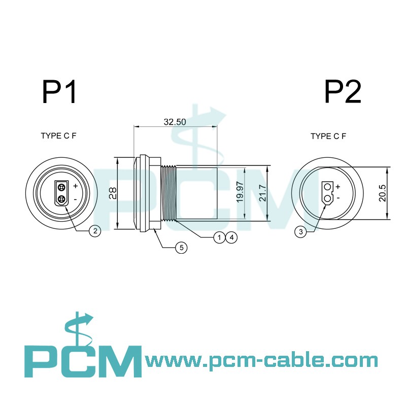cutout dimensions size of Panel Installation XT30 plug and socket connector cutout dimensions size of Panel Installation XT30 plug and socket connector