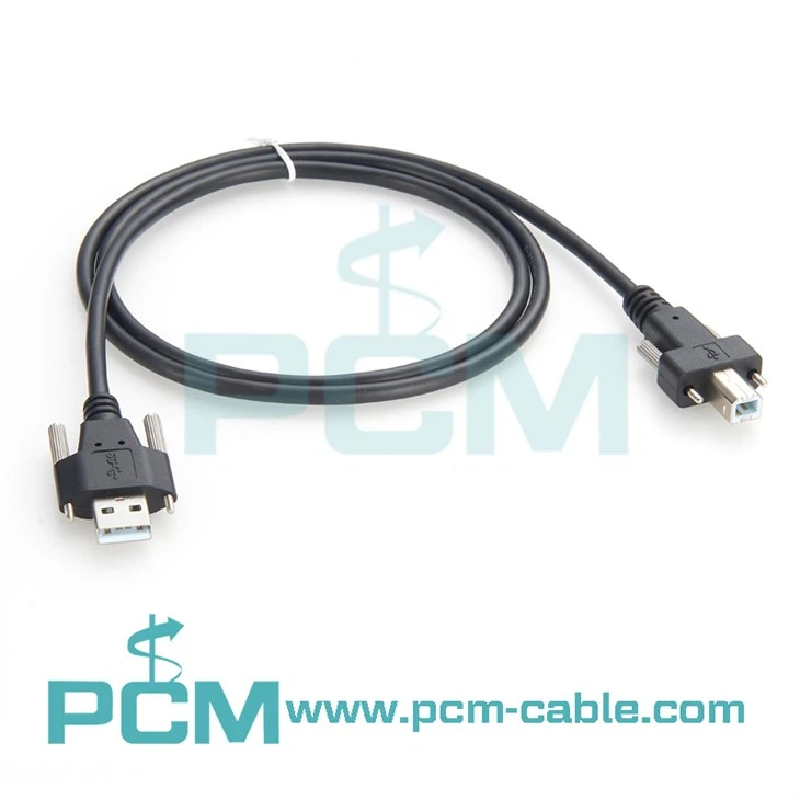 Screw Lock USB 20 Hi-Speed A to B Device Cables Screw Lock USB 20 Hi-Speed A to B Device Cables