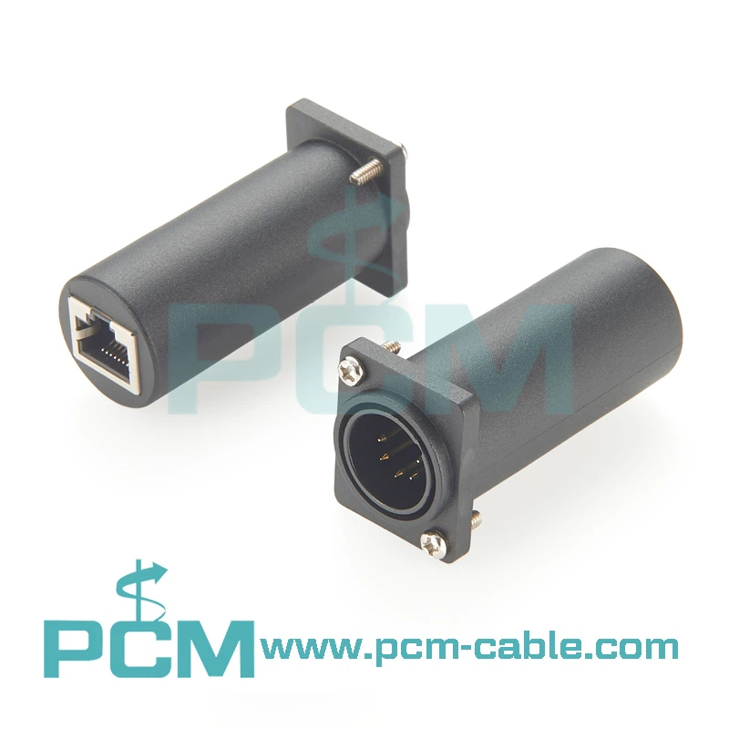 5pin DMX XLR Female-Male Feedtrough Chassis Adapter 5pin DMX XLR Female-Male Feedtrough Chassis Adapter