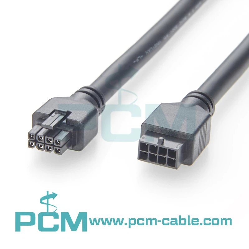 Molex Micro-fit Microfit 30 43020-0801 Connector to 43025-0800 Overmolded Cable Wire Harness Molex Micro-fit Microfit 30 43020-0801 Connector to 43025-0800 Overmolded Cable Wire Harness