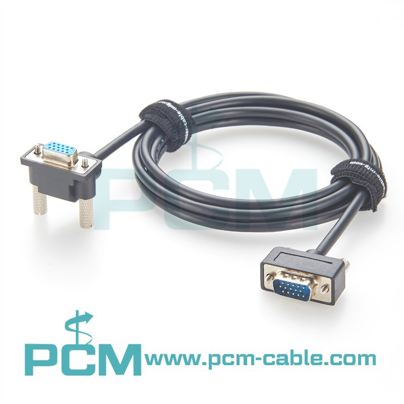 HD15 VGA SVGA 90 Up Down Angle Extension Cable HD15 VGA SVGA 90 Up Down Angle Extension Cable