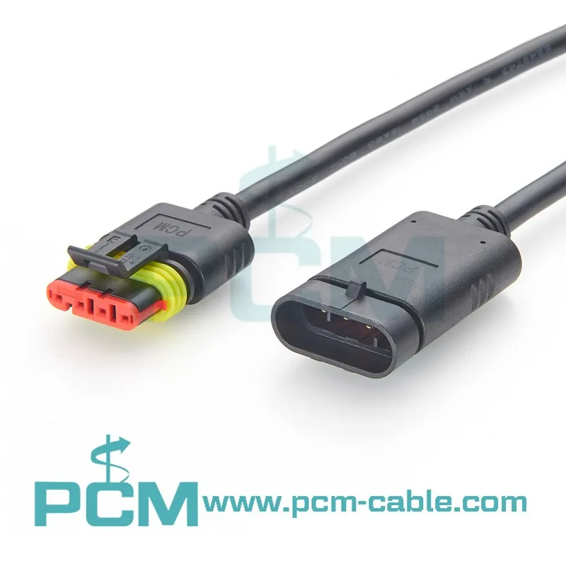 Automotive Sensor Connector SUPERSEAL 4 Pin 282088 282106 Automotive Sensor Connector SUPERSEAL 4 Pin 282088 282106