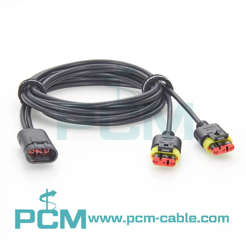 PCM-S-0715 Tyco AMP SuperSeal Splitter Cable 282105 282087 PCM-S-0715 Tyco AMP SuperSeal Splitter Cable 282105 282087