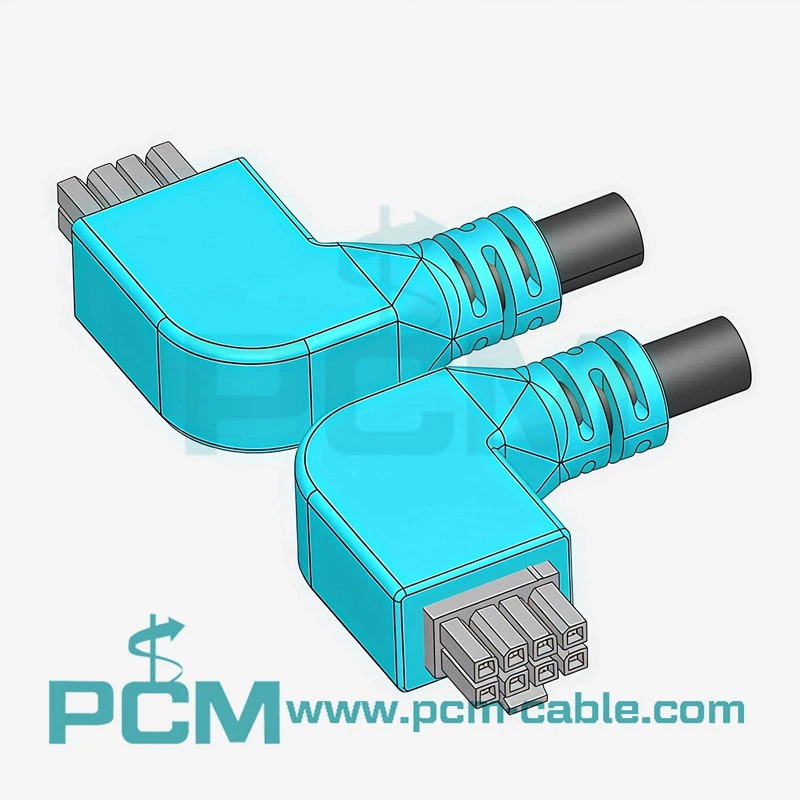 8-pin high current Mega-Fit 90 degree cable assembly
