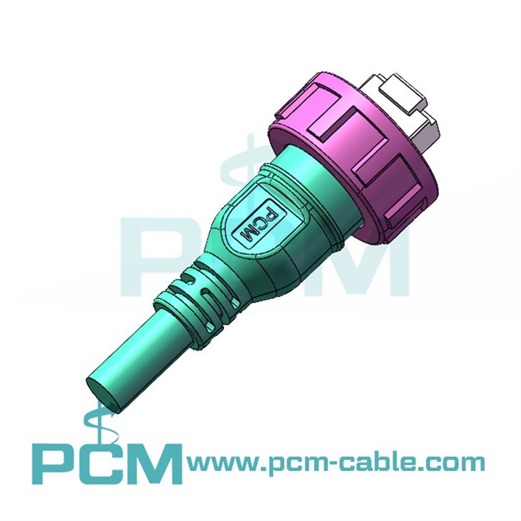 Rugged Ethernet Cable with Waterproof RJ45 Connector