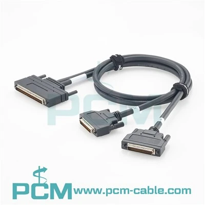 100 Pin to Dual 50 Pin SCSI Cable