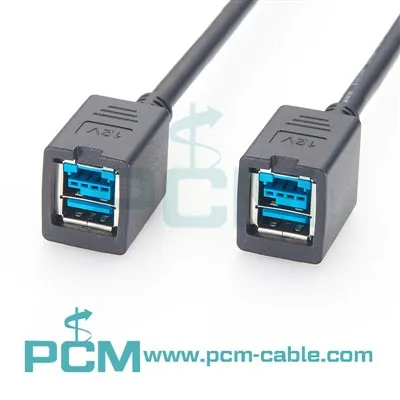 12V PoweredUSB Female To Female Cable