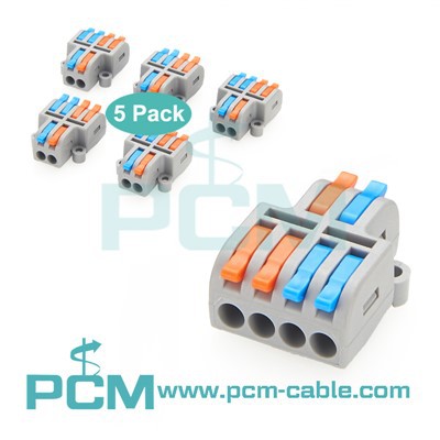 2 in 4 Out Lever Terminal Blocks