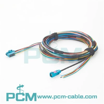 Automotive Ethernet H-MTD MQS Cable With 6 Pin Power