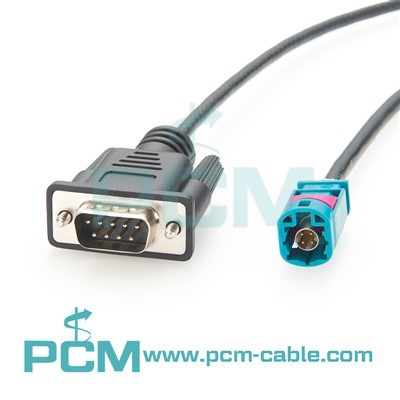 Automotive Testing Cable D-SUB9 Male to HSD Male Z Code For High-Speed Data